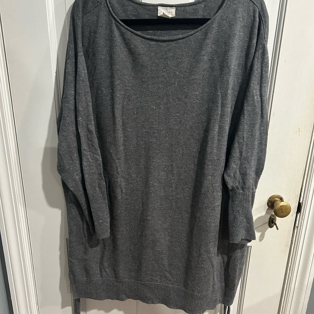 Caslon Charcoal Knit Top